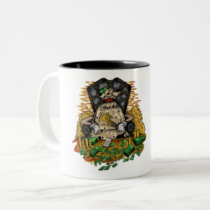 Caneca De Café Em Dois Tons Money Bag