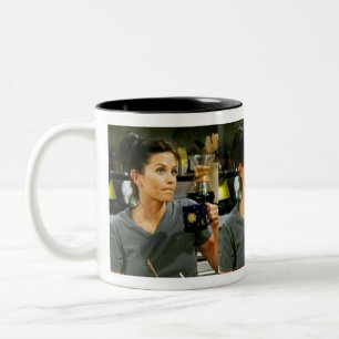 Caneca De Café Em Dois Tons Monika's Mug: Estilo com Charme Personalizado