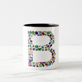 Caneca De Café Em Dois Tons Monograma B