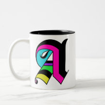 Monograma Inicial A Mug