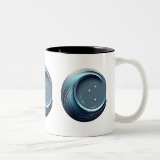 Caneca De Café Em Dois Tons Monograma - Letra C
