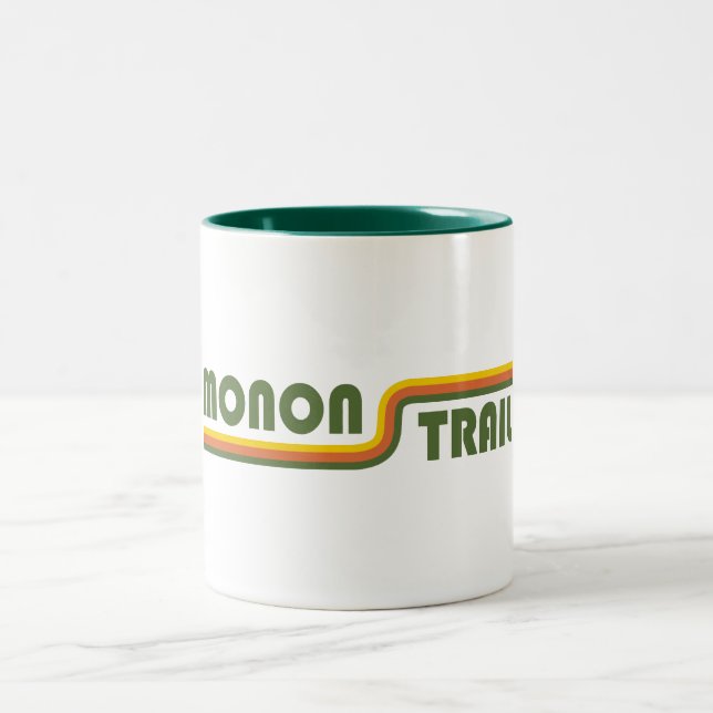 Caneca De Café Em Dois Tons Monon Trail Indiana (Centro)
