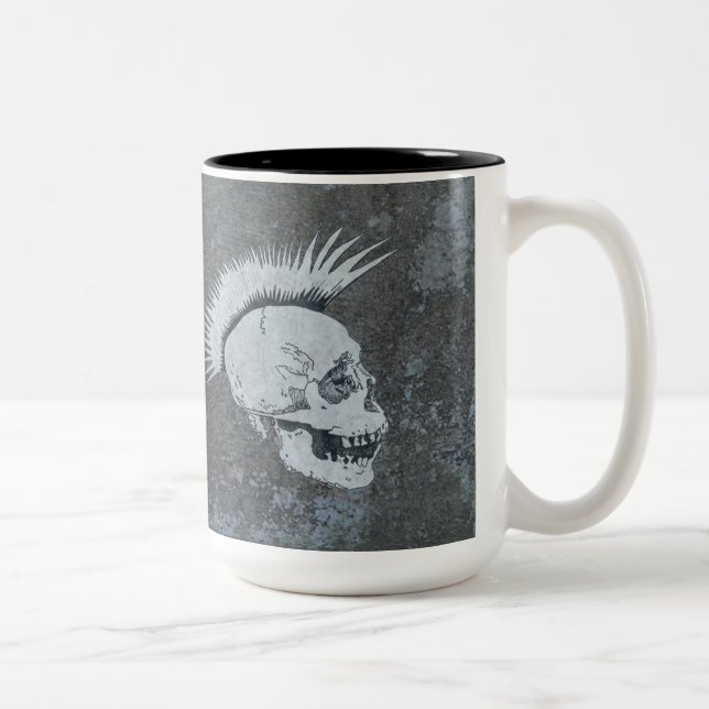 Caneca De Café Em Dois Tons Monotone Mug Com Células Gêmeas (Direita)