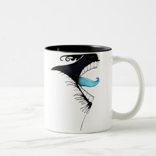 Caneca De Café Em Dois Tons Monstro 2 do escritório