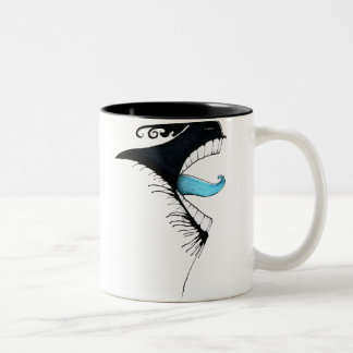 Caneca De Café Em Dois Tons Monstro 2 do escritório