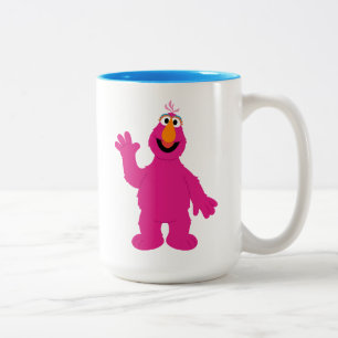 Caneca De Café Em Dois Tons Monstro da TV da Rua Sésamo