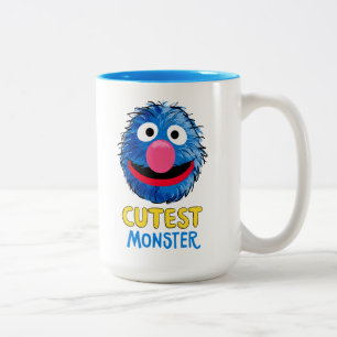 Caneca De Café Em Dois Tons Monstro no final desta história Grover