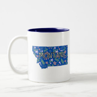 Caneca De Café Em Dois Tons Montana Wildflower