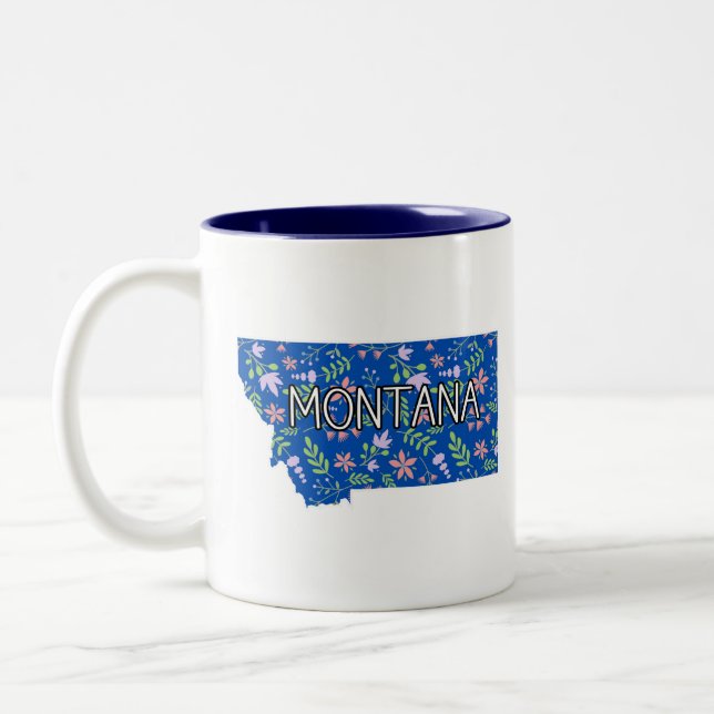 Caneca De Café Em Dois Tons Montana Wildflower (Esquerda)