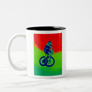 Caneca De Café Em Dois Tons Montanha