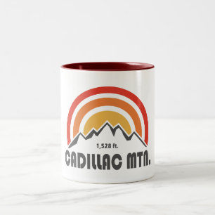 Caneca De Café Em Dois Tons Montanha Cadillac