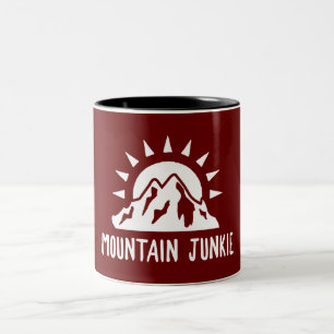 Caneca De Café Em Dois Tons Montanha Junkie