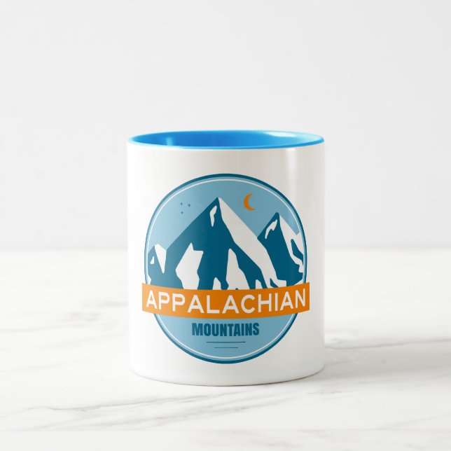 Caneca De Café Em Dois Tons Montanhas Appalachian (Centro)