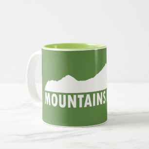 Caneca De Café Em Dois Tons Montanhas, por favor
