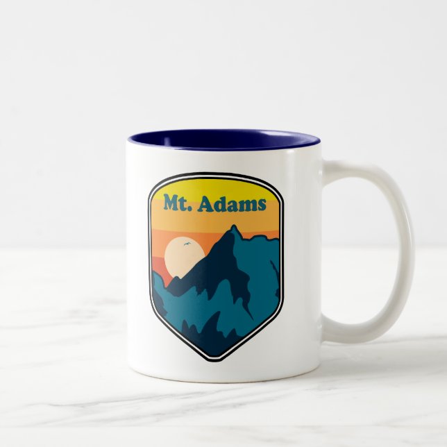Caneca De Café Em Dois Tons Monte Adams Washington Sunrise (Direita)