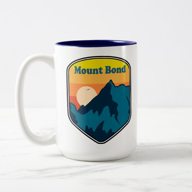Caneca De Café Em Dois Tons Monte Bond New Hampshire Sunrise (Esquerda)