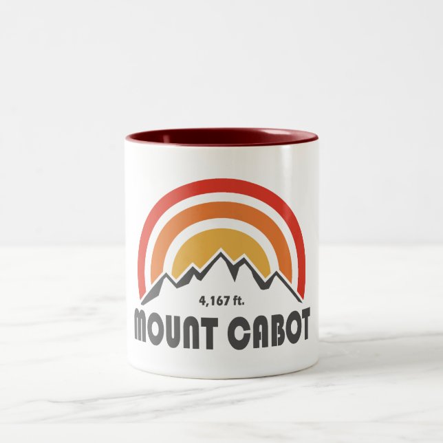 Caneca De Café Em Dois Tons Monte Cabot New Hampshire (Centro)
