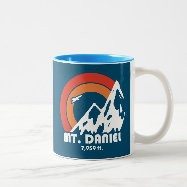 Caneca De Café Em Dois Tons Monte Daniel Washington Sun Eagle (Direita)