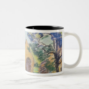 Caneca De Café Em Dois Tons Monte de feno no Santo-Cheron