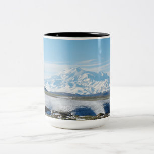 Caneca De Café Em Dois Tons Monte Elbrus (a montanha mais alta da Europa)