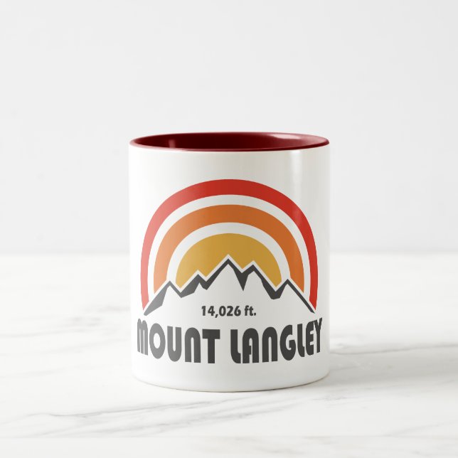 Caneca De Café Em Dois Tons Monte Langley California (Centro)