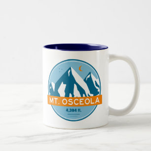 Caneca De Café Em Dois Tons Monte Osceola New Hampshire Estrelas Lua