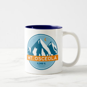 Caneca De Café Em Dois Tons Monte Osceola New Hampshire Estrelas Lua