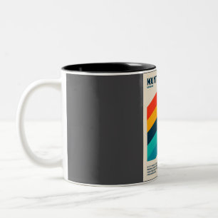 Caneca De Café Em Dois Tons Monte Rainier Viagem Art