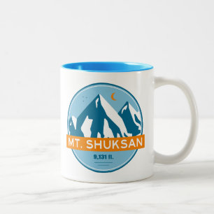 Caneca De Café Em Dois Tons Monte Shuksan Washington Stars Moon