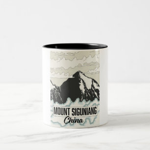 Caneca De Café Em Dois Tons Monte Siguniang China
