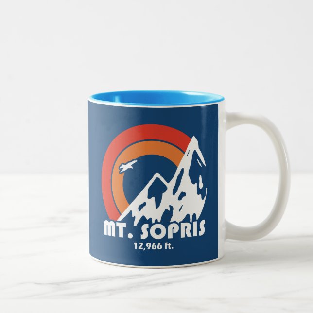 Caneca De Café Em Dois Tons Monte Sopris Sun Eagle (Direita)