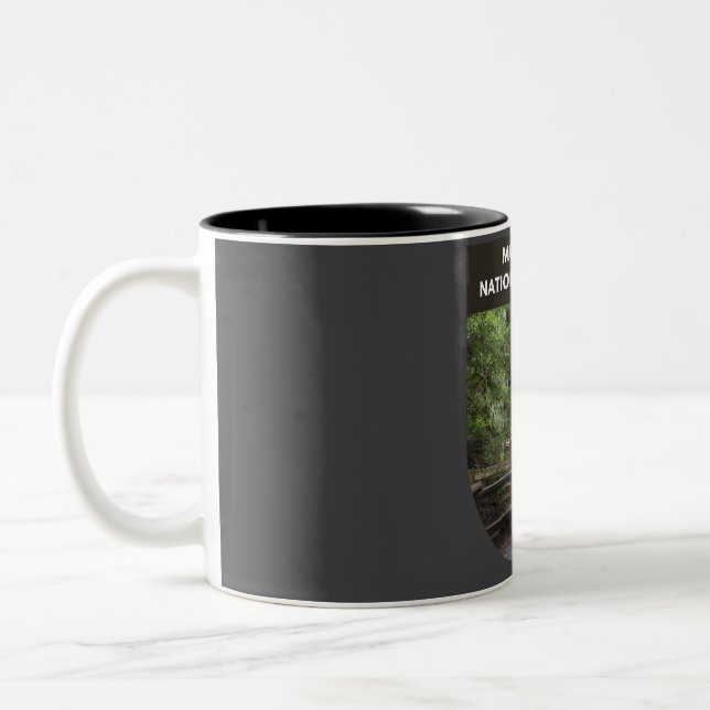Caneca De Café Em Dois Tons Monumento Nacional de Muir Woods (Esquerda)