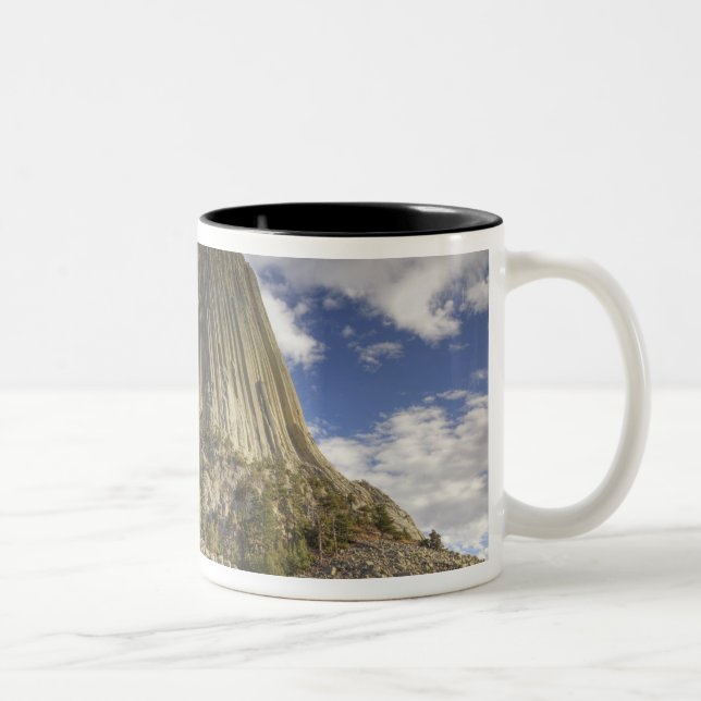 Caneca De Café Em Dois Tons Monumento Nacional Devils Tower (Direita)