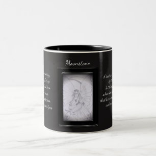 Caneca De Café Em Dois Tons Moonstone Crystal Fairy