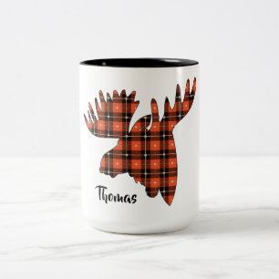 Caneca De Café Em Dois Tons Moosehead Buffalo Xadrez Lumberjack