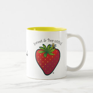 Caneca De Café Em Dois Tons Morango