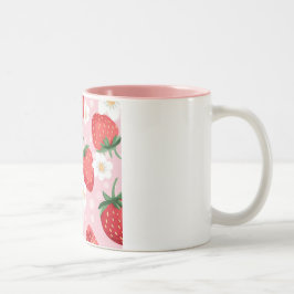 Caneca De Café Em Dois Tons Morango Mangueira