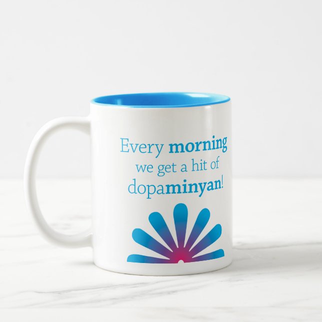 Caneca De Café Em Dois Tons Morning Dopaminyan Mug (Esquerda)