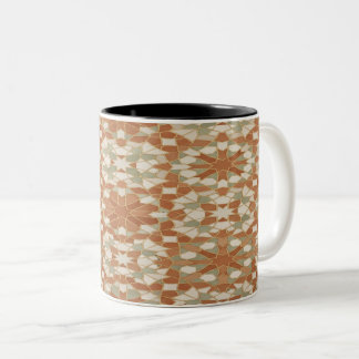 Caneca De Café Em Dois Tons Moroccan Mosaic Star Pattern Mug