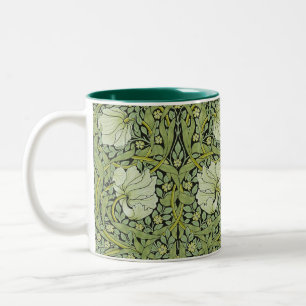 Caneca De Café Em Dois Tons Morris 1876 Vintage Pimpernel Floral