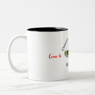 Caneca De Café Em Dois Tons Morte por Baixo
