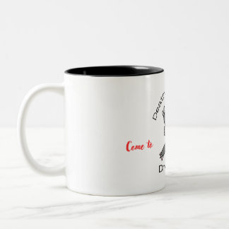 Caneca De Café Em Dois Tons Morte por Cima