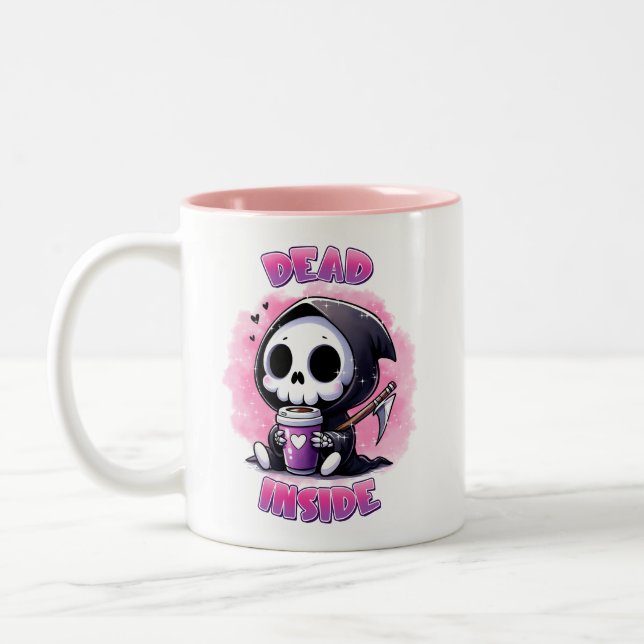 Caneca De Café Em Dois Tons Morto por Dentro (Esquerda)