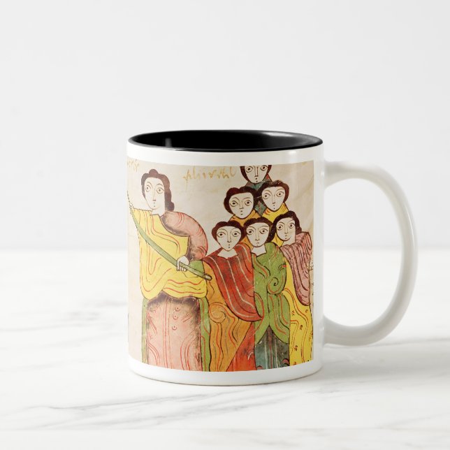 Caneca De Café Em Dois Tons Moses que fecha o Mar Vermelho nos egípcios (Direita)