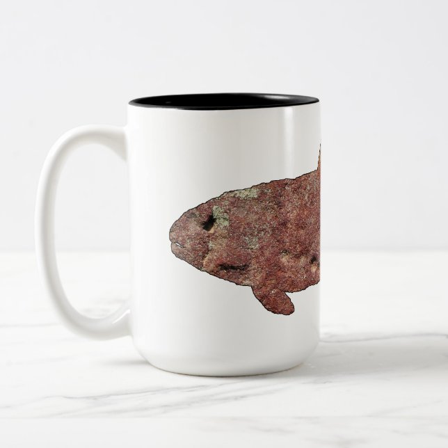 Caneca De Café Em Dois Tons Moss Rock Trout (Esquerda)