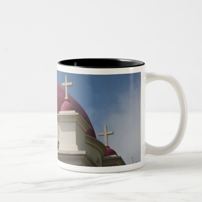 Caneca De Café Em Dois Tons Mosteiro Ortodoxo Grego (Direita)