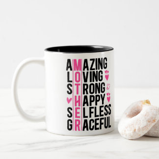 Caneca De Café Em Dois Tons Mother