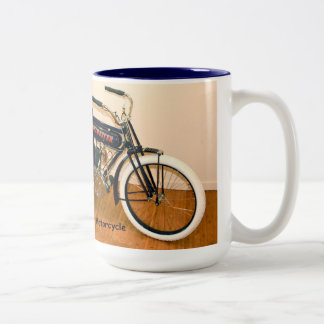 Caneca De Café Em Dois Tons Motocicleta 1910 de Winchester