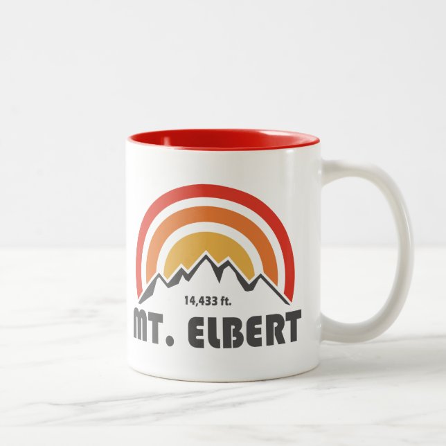 Caneca De Café Em Dois Tons Mount Elbert (Direita)