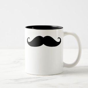 Caneca De Café Em Dois Tons Moustache!